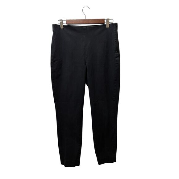 Everlane Women's Pull On Pants Size 10 Black Trouser Style Side Zip Semi Formal - Picture 1 of 9
